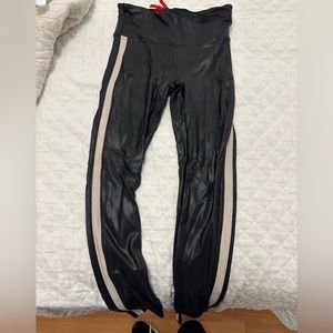 Spanx leggings with stripe